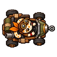 Zip's supply cart