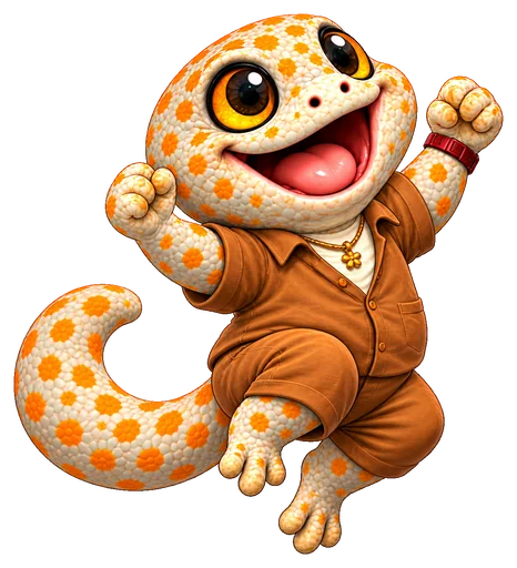 Jumping Tokay